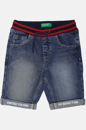 Benetton Boys Blue Denim Shorts