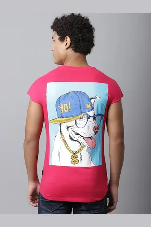 DOOR74 Men Graphic Printed T-shirt