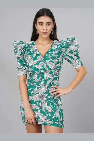 Cation Floral Mini Cotton Dress