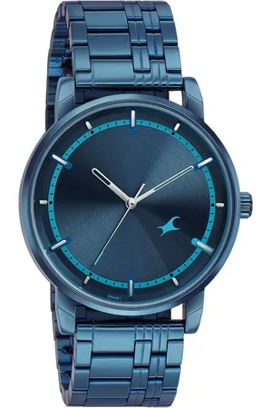 Fastrack Men Brass Dial & Bracelet Style Straps Analogue Watch 3278QM01