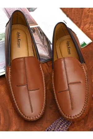 John Karsun Men Perforations Slip-On Loafers