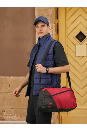 Wildcraft Unisex Red & Black Colourblocked CT 3 Duffel Bag