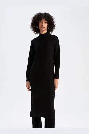 DeFacto Women Ribbed Acrylic Longline Pullover