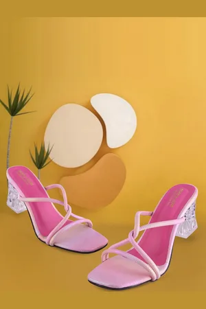 madam glorious Square Toe Block Heels