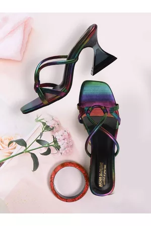 madam glorious Block Heels With Bows