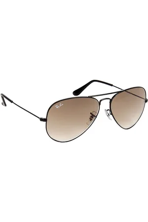 Ray-Ban Men Gradient Brown Lens Pilot Sunglasses - 0RB3025I002/5158