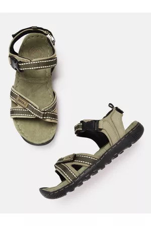 Woodland Men Nubuck Leather Comfort Sandals