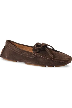 Eske Women Textured Lightweight Leather Boat Shoes