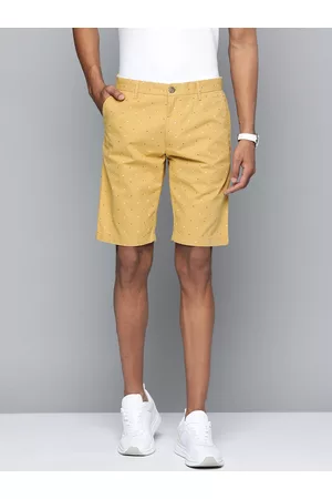Indian Terrain Men Printed Slim Fit Cotton Shorts