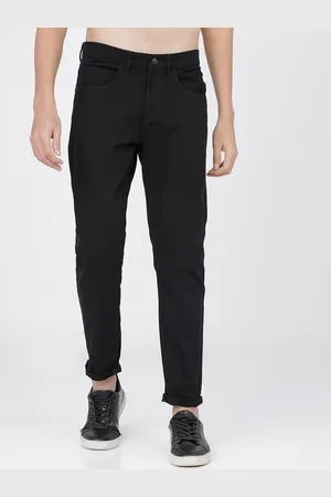 Ketch Men Black Tapered Fit Cotton Chinos