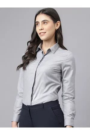 English Navy Women Formal Shirt