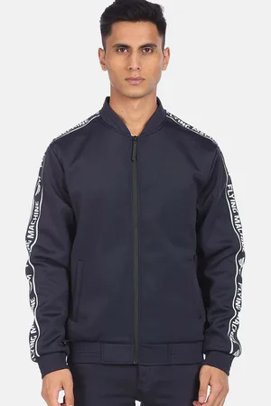 Flying Machine Men Long Sleeves Bomber Jacket