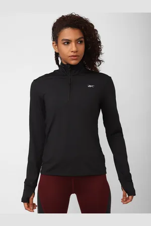 Reebok Women WOR Run 1/4 Zip Sporty Jacket