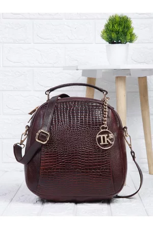 Teakwood Leathers Textured Non Padded Backpack