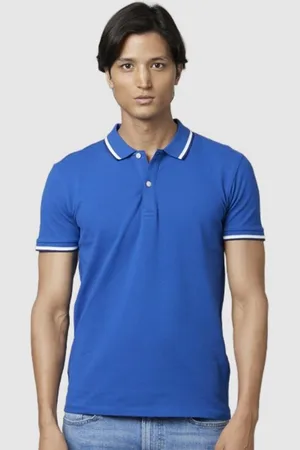 Celio Men Polo Collar Slim Fit Cotton T-shirt
