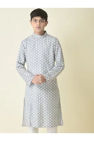 TABARD Boys Ethnic Motifs Printed Cotton Kurta