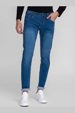 Giordano Men Classic Slim Fit Light Fade Cotton Jeans