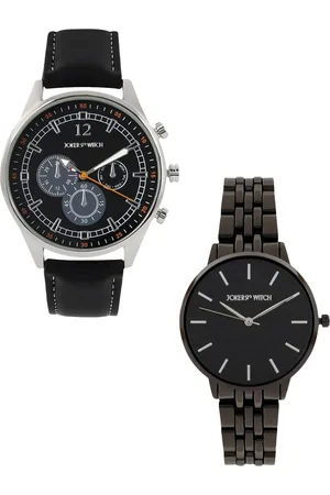 Joker & Witch Brownie & Sundae Analogue Couple Watch Gift Set JWCW344
