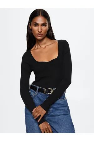 Buy sexy Ribbed Tops - Women - products | FASHIOLA.in