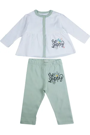 My Milestones Girls Printed Top with Leggings