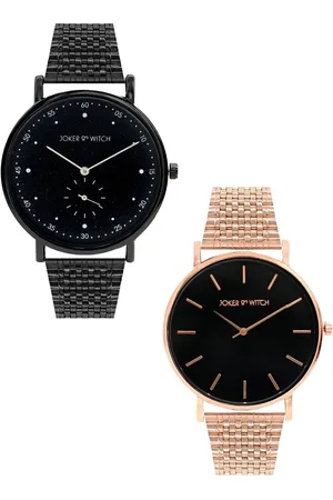 Joker & Witch Mac & Cheese Couple Watch Gift Set JWCW282
