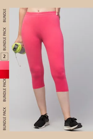 Apraa & Parma Clothing Women Pack of 2 Skinny Fit Cotton Capris