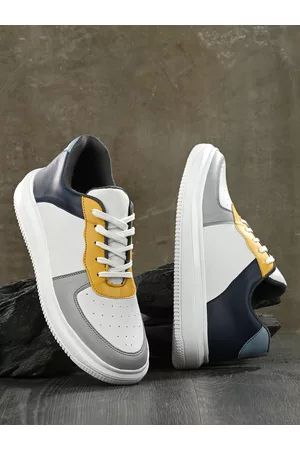 Mast & Harbour Men Lace-Ups Lightweight Colourblocked Sneakers