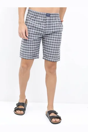 Highlander Men Pack Of 2 Checked Lounge Shorts