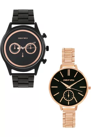 Joker & Witch Ben & Jenny Analogue Couple Watch Gift Set JWCW228