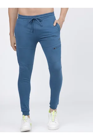 The Indian Garage Co Men Blue Solid Slim-Fit Joggers