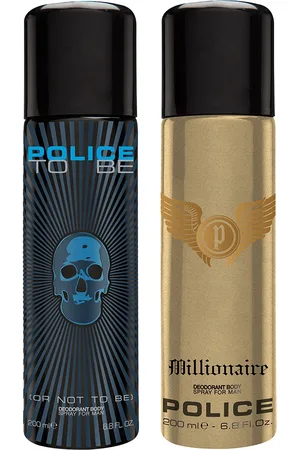 Police Men Set of 2 To Be Man + Millionaire Deodorants
