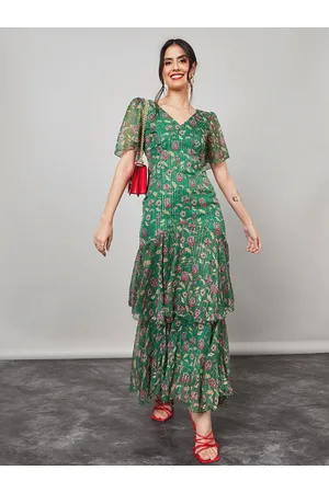 Styli Floral Printed Maxi Dress
