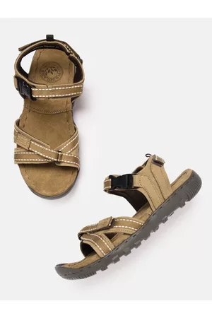 Woodland Men Nubuck Leather Comfort Sandals