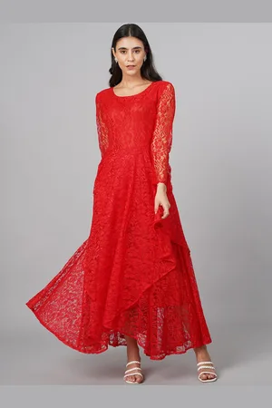 Cation Floral Lace Maxi Dress