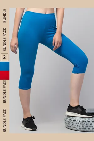 Apraa & Parma Clothing Women Pack of 2 Skinny Fit Cotton Capris