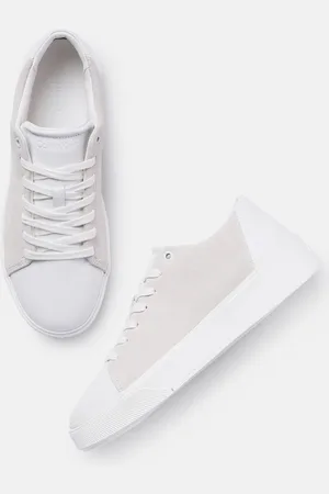 Calvin Klein Men Colourblocked Leather Sneakers