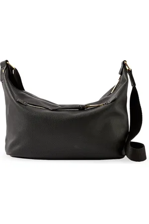 Accessorize London Women Faux Leather Soft Casual Webbing Hobo Bag