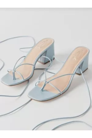 Shoetopia Women Ankle-Loop Block Heels