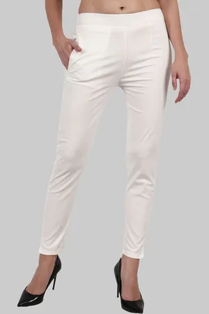 Popwings Women Stretchable Cigarette Trousers