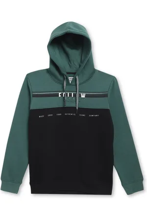 CANTABIL Boys Colourblocked Hooded Sweatshirt