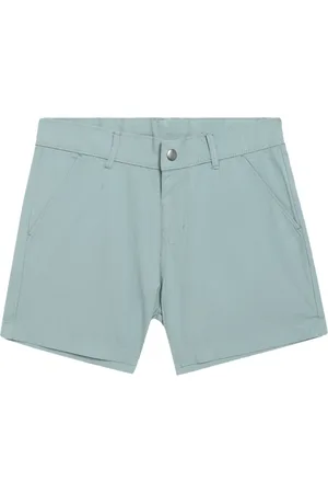 CANTABIL Girls Solid Cotton Regular Fit Mid-Rise Shorts