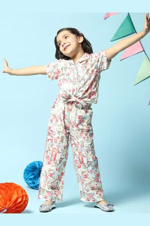 Biba Printed Shirt with Trousers
