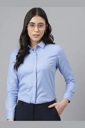 English Navy Women Formal Shirt
