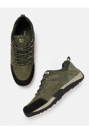 Woodland Men Nubuck Leather Sneakers
