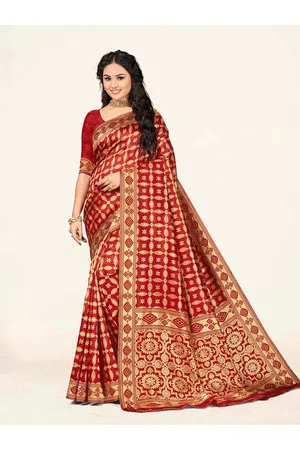 Kalini Woven Design Zari Banarasi Saree