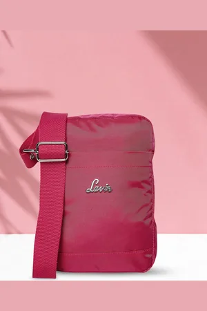 LAVIE Kia Women Pink Solid Structured Crossbody Messenger Sling Bag