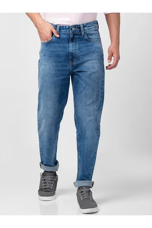 SPYKAR Men Blue Relaxed Fit Light Fade Cotton Stretchable Jeans