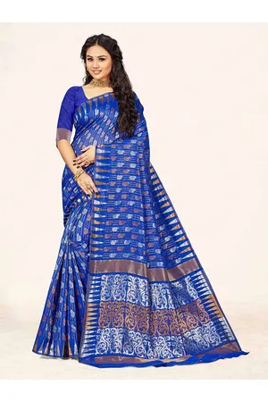 Kalini Ethnic Motif Woven Design Zari Banarasi Saree