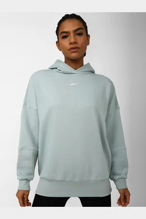 Reebok Women Rbk Fitness S Recycle Oversize Hooded Sweatshirt