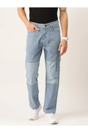 PARIS HAMILTON Men Relaxed Fit Colourblocked Stretchable Jeans